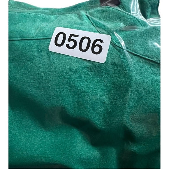 Women's Sleeveless Shirt With Flaps light fabric top On Shoulders Green M - Picture 12 of 12